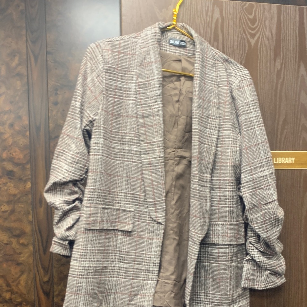 Open front blazer